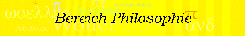 Bereich Philosophie