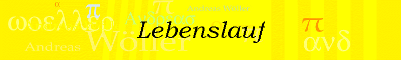 Lebenslauf
